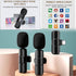 K8 Wireless Lavalier Microphone - Clip-on Mini Mic for Streaming or Interviews