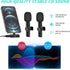 2-Pack Wireless Lavalier Microphones - Clip-on Mini Mics for iPhone Recording