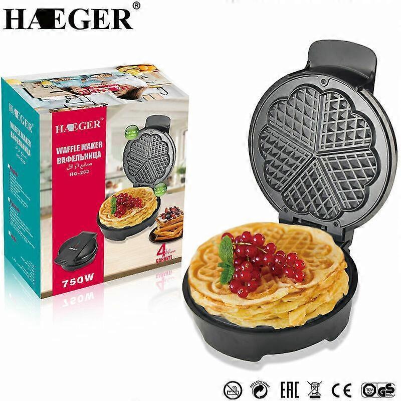 1000W Mini Waffle Maker - Easy Clean, Fast Heating, Compact Nonstick Waffle Machine
