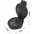 1000W Mini Waffle Maker - Easy Clean, Fast Heating, Compact Nonstick Waffle Machine
