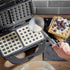 Waffle & Sandwich Maker - 2-in-1 Waffle Iron Panini Press Toaster Breakfast Machine
