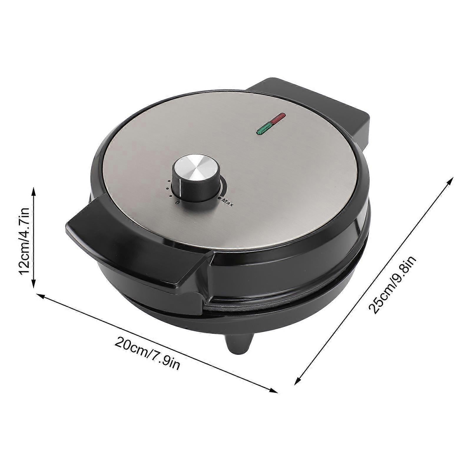 1000W Waffle Maker - Dual Sided Adjustable Temperature Nonstick Breakfast Waffle Machine