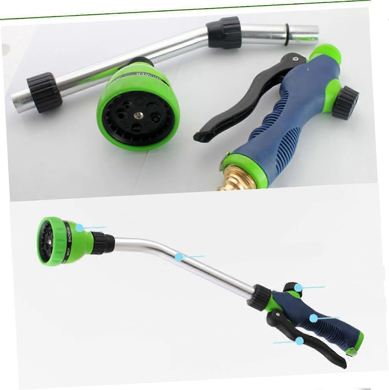 High Pressure Garden Hose Sprayer - Adjustable Water Nozzle for Lawn & Garden