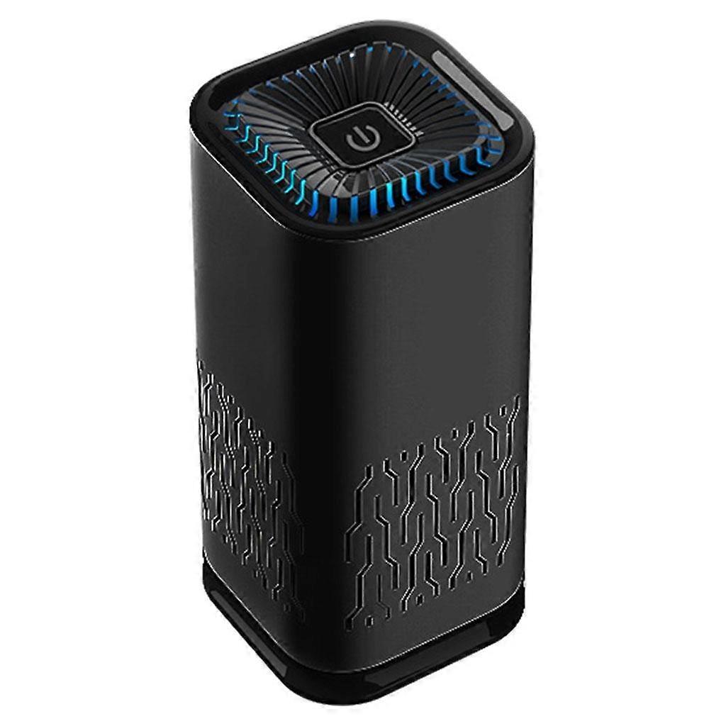 Air Ionizer Purifier for Car, Bedroom or Bathroom - Black Dashboard Unit