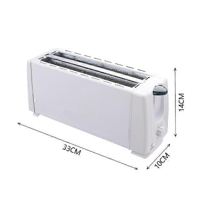 Multifunctional 4-Slice Breakfast Toaster - White