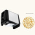 2-Slice Wide Slot Stainless Steel Toaster, Home Breakfast Machine
