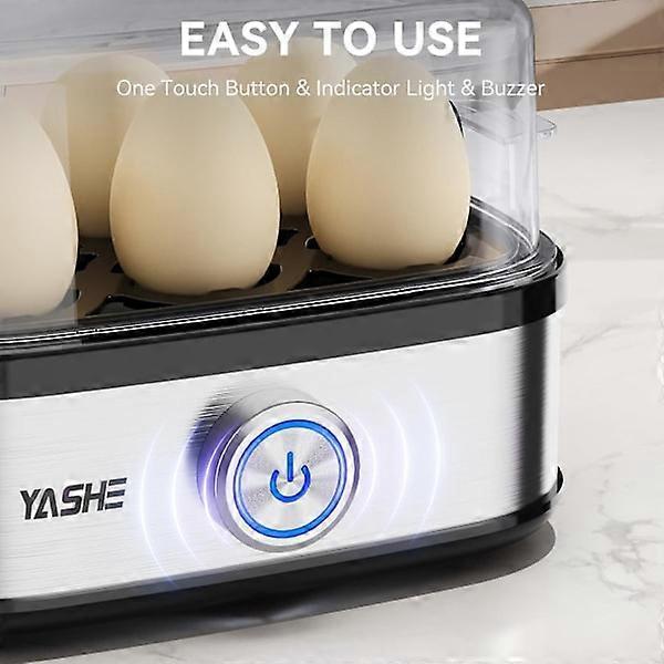 400W Compact 6-Egg Electric Cooker, Easy-Peel Design