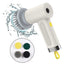 Electric Cleaning Brush with 4 Heads, 2 Modes Rotating Scrubber