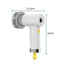 Electric Cleaning Brush with 4 Heads, 2 Modes Rotating Scrubber