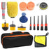 20pcs Car Cleaning Brushes, Tire, Detailing & Drill Scrub Kit