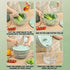 Pump Salad Spinner and Dehydrator, Multi-Use Vegetable Dryer
