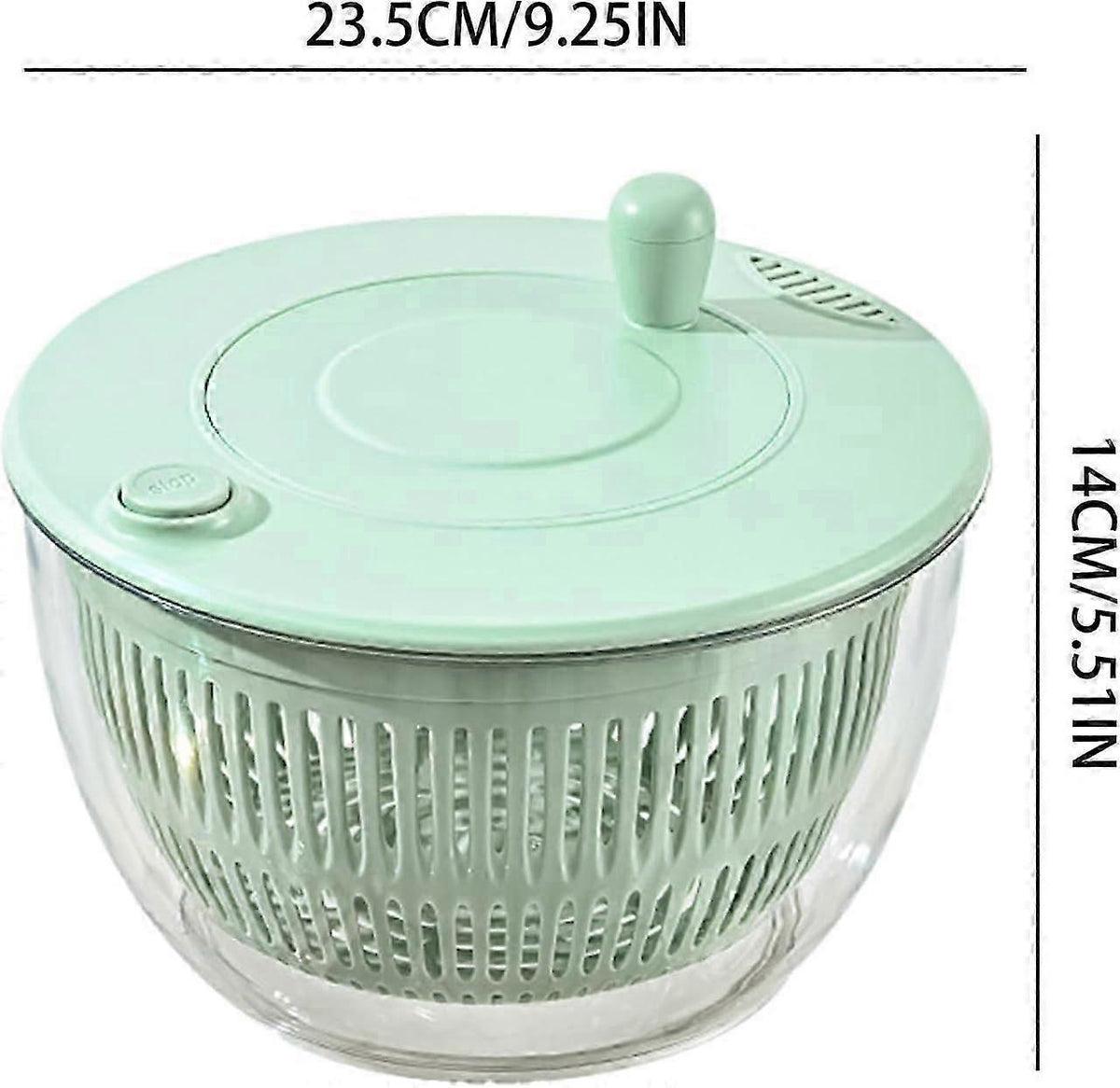 Pump Salad Spinner and Dehydrator, Multi-Use Vegetable Dryer