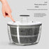 Manual Salad Spinner and Dehydrator, Large Vegetable Dryer