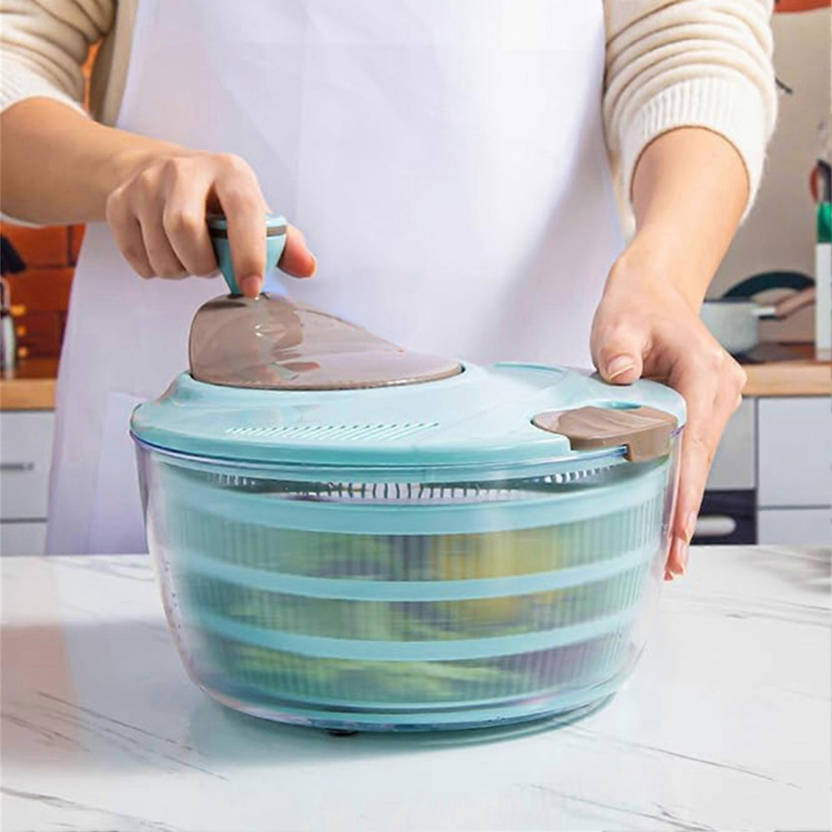 Salad Spinner Food Grade Lettuce Vegetable Washer Salad Dryer