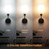 Battery Operated Wall Sconce Set of 2, LED, 13000mAh Rechargeable, Remote Dimmable