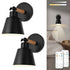 Battery Operated Wall Sconce Set of 2, Wireless LED Light with Remote, Dimmable