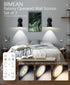 Battery Operated Wall Sconce Set of 2, Wireless LED Light with Remote, Dimmable