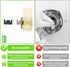 Battery Operated Wall Sconces Set of 2, Rechargeable LED Brass Gold Lights, Remote