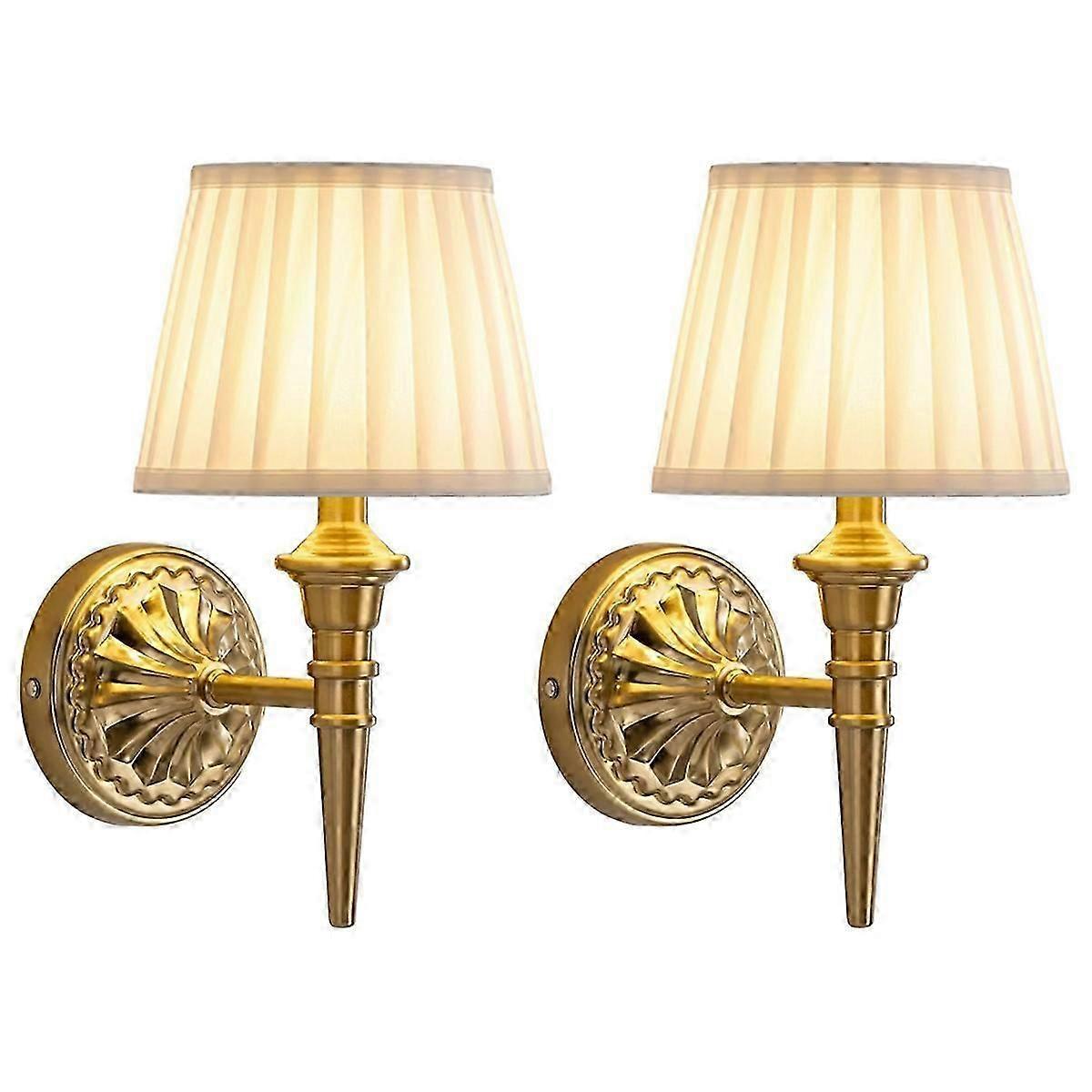 Battery Operated Wall Sconce Light Set of 2