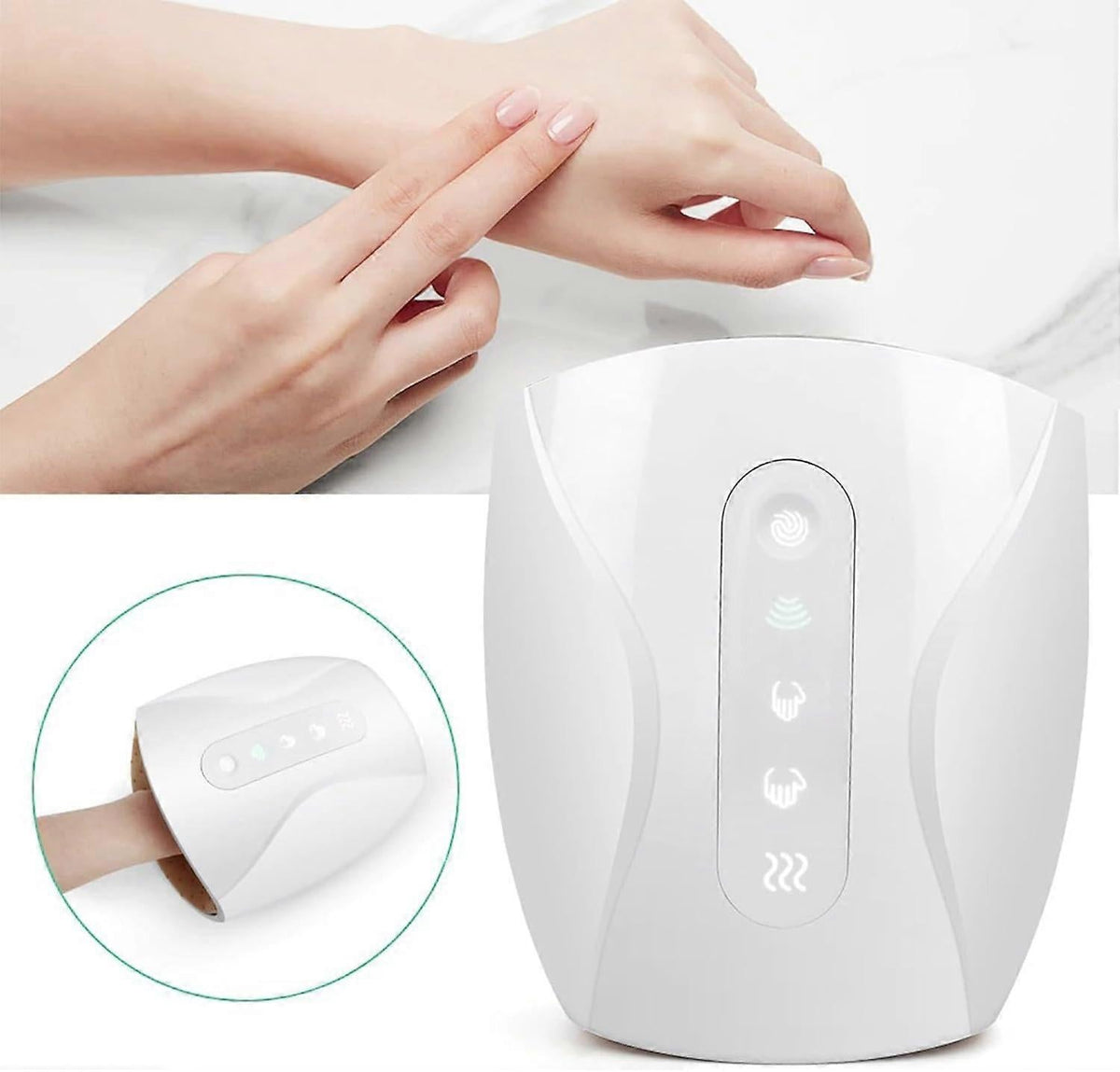 Hand Massager with Heat & Compression, Home Hand Therapy Device
