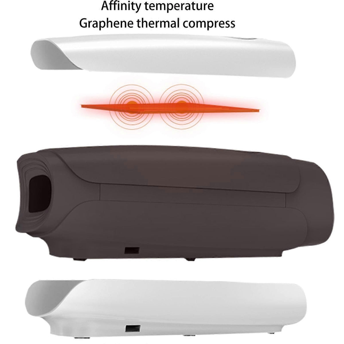 Wireless Rechargeable Hand Massager with Heat Compression