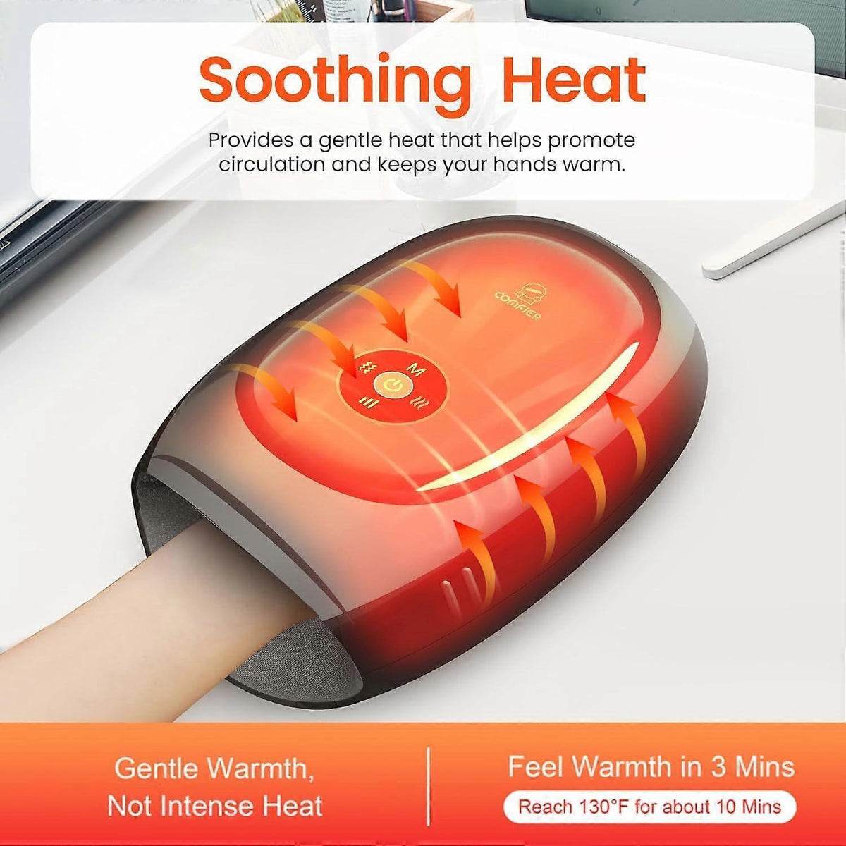 Smart Hand Massager with APP Control, Wrist & Finger Therapy Machine