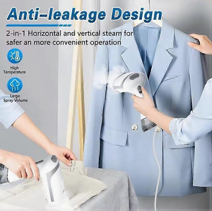 1500W Handheld Garment Steamer 300ml Detachable Tank Portable Clothes Steamer