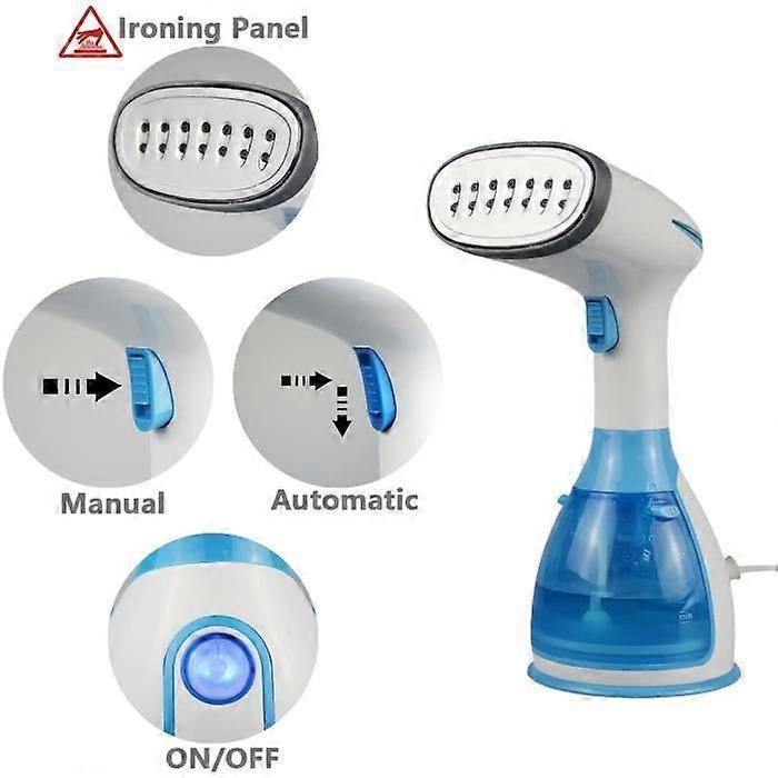 Handheld Steamer 1500W 280ML Portable Clothes Steamer Fast Heating for Home & Travel