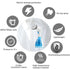 Handheld Steamer 1500W 280ML Portable Clothes Steamer Fast Heating for Home & Travel
