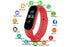 Bluetooth Smart Fitness Bracelet Heart Rate Monitor Watch Wristband Fitness Tracker Health Tracker with Sleep Tracker for Women Men