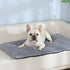 Pet Thermal Blanket Washable Self-Warming Cat Bed Self-Heating Cushion Grey