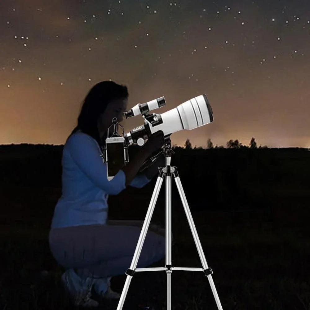 150X Magnification Astronomical Telescope with Tripod for Astronomy Beginners