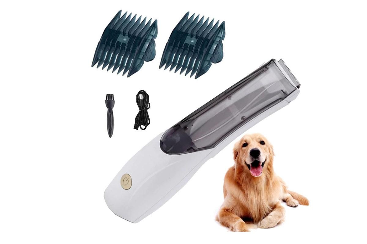 Pet Vacuum Hair Clipper Dog Shaver Clipper 3 Speed USB Electric Pet Razor Low Noise Pet Trimmer Rechargeable Cordless Pet Shaver