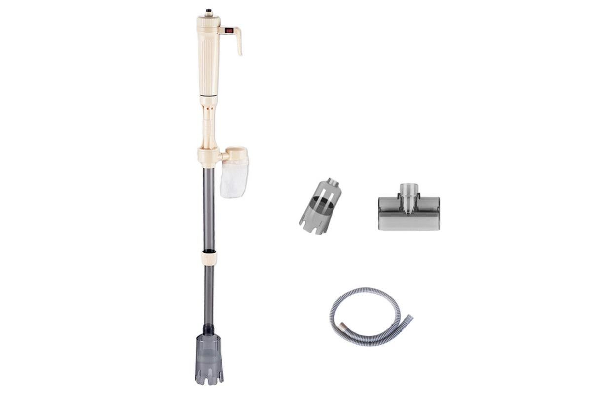 Electric Fish Tank Vacuum Cleaner Sand Washer Aquarium Gravel Cleaner Battery Operated