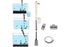 Electric Fish Tank Vacuum Cleaner Sand Washer Aquarium Gravel Cleaner Battery Operated