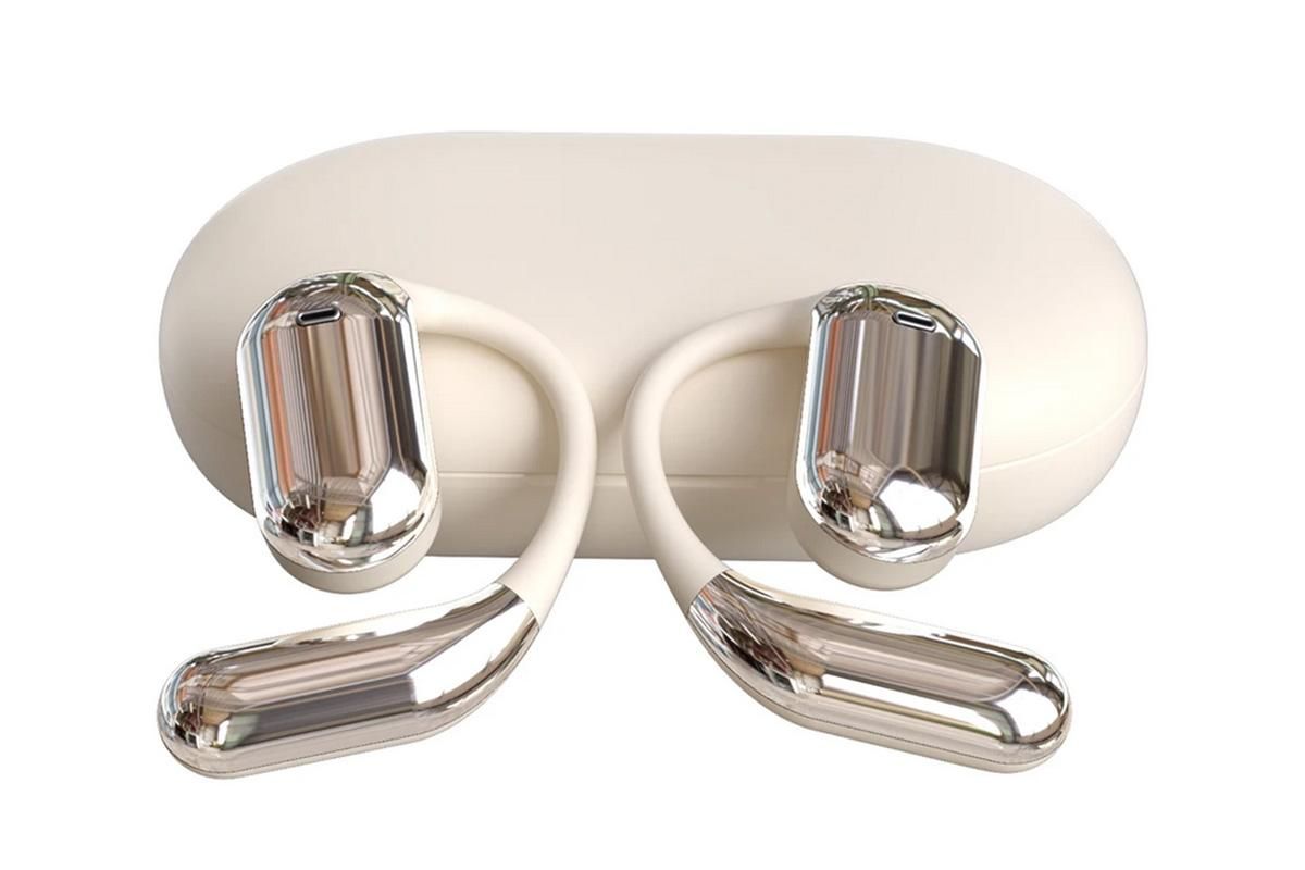 Real-Time AI Translation Earbuds Wireless Headphones for Travel Meetings Learning - Skin Tone