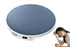 Under‑Pillow Speaker – 92mm Bluetooth 5.4, White Noise, Linen Cover (Blue)