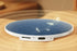 Under‑Pillow Speaker – 92mm Bluetooth 5.4, White Noise, Linen Cover (Blue)