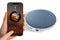 Under‑Pillow Speaker – 92mm Bluetooth 5.4, White Noise, Linen Cover (Blue)