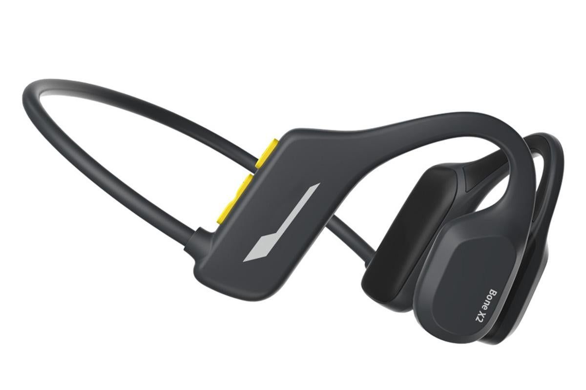 Bone Conduction Headphones Bluetooth Waterproof Sports Headset for Running Cycling Walking - Black
