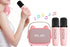 Mini Karaoke Machine Toys Gifts Portable MP3 Player with 2 Wireless Microphone - Blue