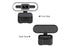 4K Webcam for PC with Light Computer Camera with Built-in Microphone Plug & Play USB Webcam