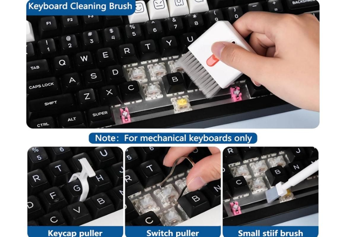 32-in-1 Multi-Functional Cleaning Kit for Electronics inlcuding Headphones Keyboard Cleaning Kit Earbud Cleaner Pen