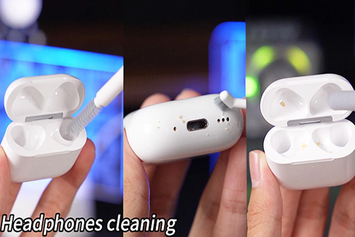 32-in-1 Multi-Functional Cleaning Kit for Electronics inlcuding Headphones Keyboard Cleaning Kit Earbud Cleaner Pen