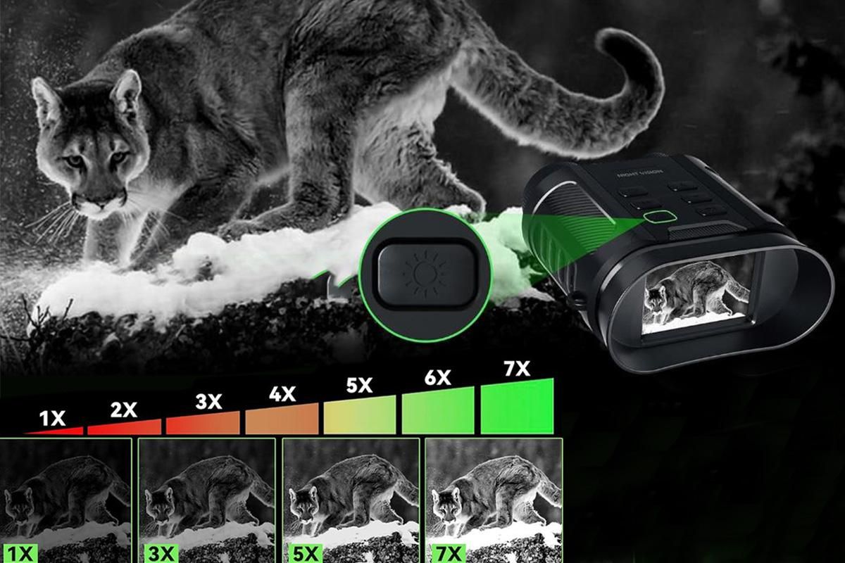 Night Vision Goggles Night Vision Binoculars Hunting Goggles 850nm IR Record Video Photo Camera Digital DVR