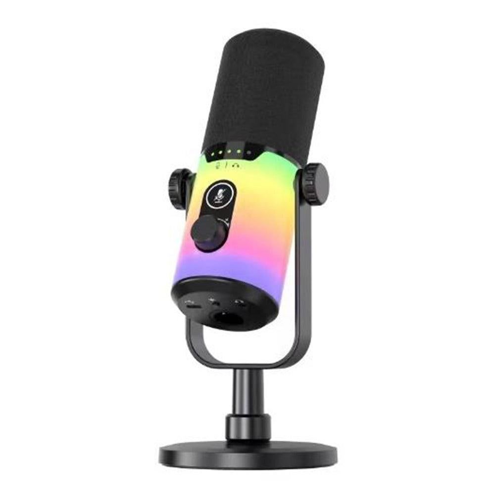 RGB Dynamic Gaming Microphone XLR/USB Interface for PC Streaming Podcast Recording Style 2