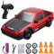 1/24 2.4GHz RC Drift Car 4WD High Speed Remote Control Racing Vehicle Red for 3 year old+