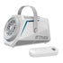 Bubble Machine Automatic Minute Big Bubbles Blower Maker for Outdoor Birthday Parties White