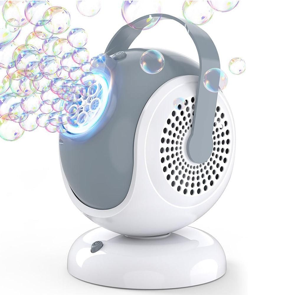 Bubble Machine Automatic Minute Big Bubbles Blower Maker for Outdoor Birthday Parties White