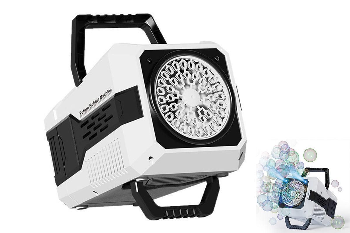 Bubble Machine Automatic Minute Big Bubbles Blower Maker for Outdoor Birthday Parties Black